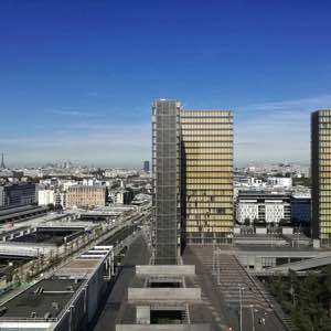 #paris #view #city #building #library